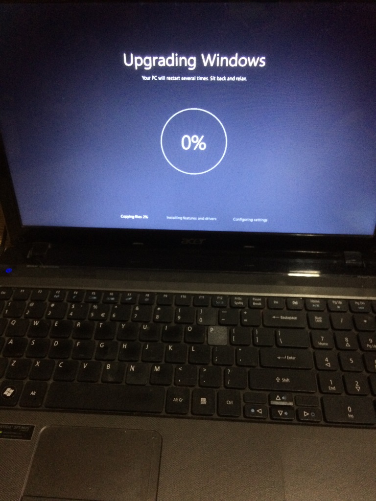 Upgrading to Windows 10